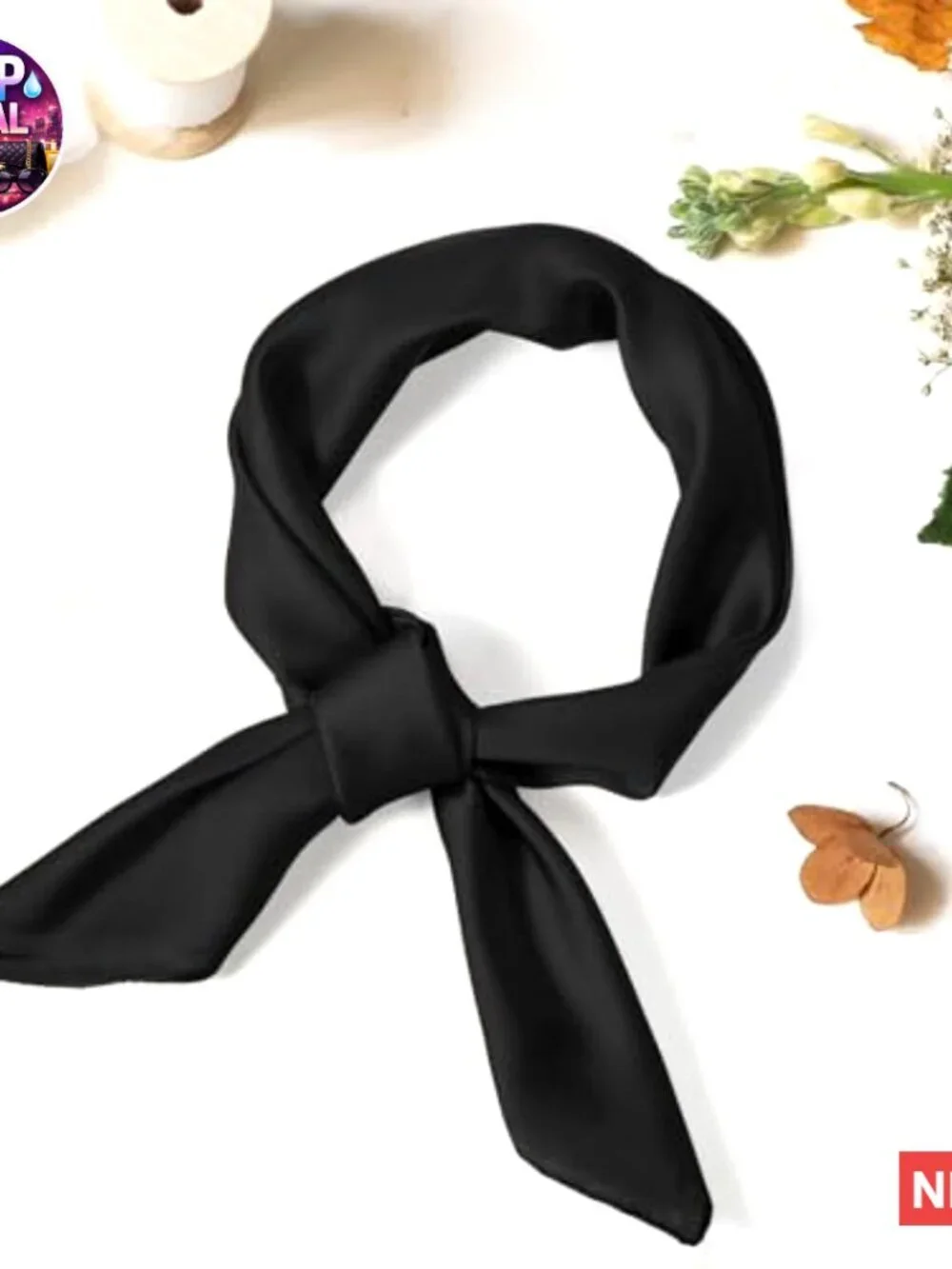 Satin Square Scarf 26